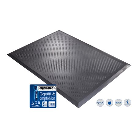 Kraiburg ergonomische Arbeitsplatzmatte Ergolastec Fire Diamond flammhemmend