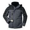 Elysee Parka Cardigan grau/schwarz