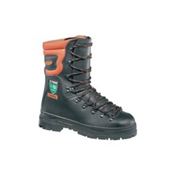 Treemme Schnittschutzstiefel, EN345-2 Leder S3 schwarz/orange