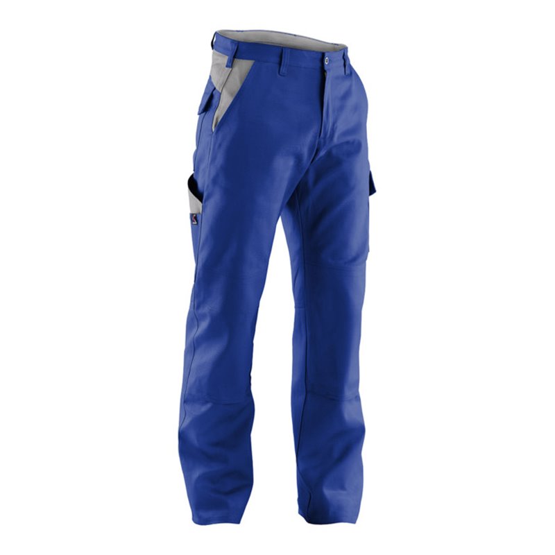 Kübler IDENTiQ cotton Hose 2044 kornblumenblau/mittelgrau