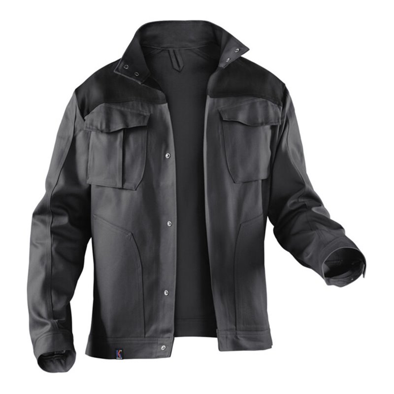 Kübler IDENTiQ cotton Jacke 1044 anthrazit/schwarz