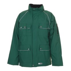 Planam Winterparka Canvas 320 grün/grün
