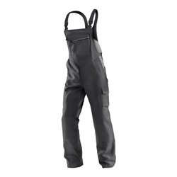 Kübler IDENTiQ cotton Latzhose 3044 anthrazit/mittelgrau
