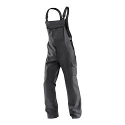 Kübler IDENTiQ cotton Latzhose 3044 anthrazit/schwarz