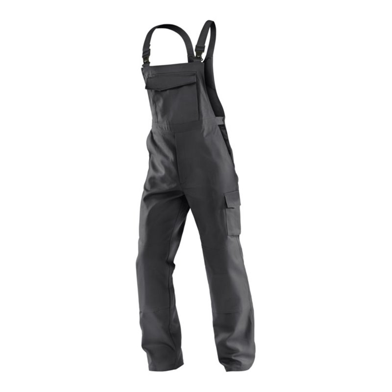 Kübler IDENTiQ cotton Latzhose 3044 anthrazit/schwarz