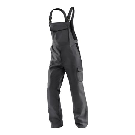 Kübler IDENTiQ cotton Latzhose 3044 anthrazit/schwarz