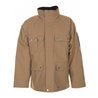 Planam Winterparka Canvas 320 khaki/schwarz