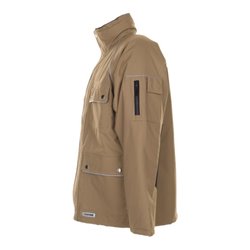 Planam Winterparka Canvas 320 khaki/schwarz
