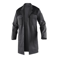 Kübler IDENTiQ cotton Mantel 1144 anthrazit/schwarz