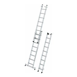 MUNK Stufen-Mehrzweckleiter 3-teilig mit nivello®-Traverse