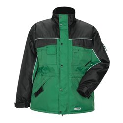 Planam Winterparka Dust farngrün/schwarz