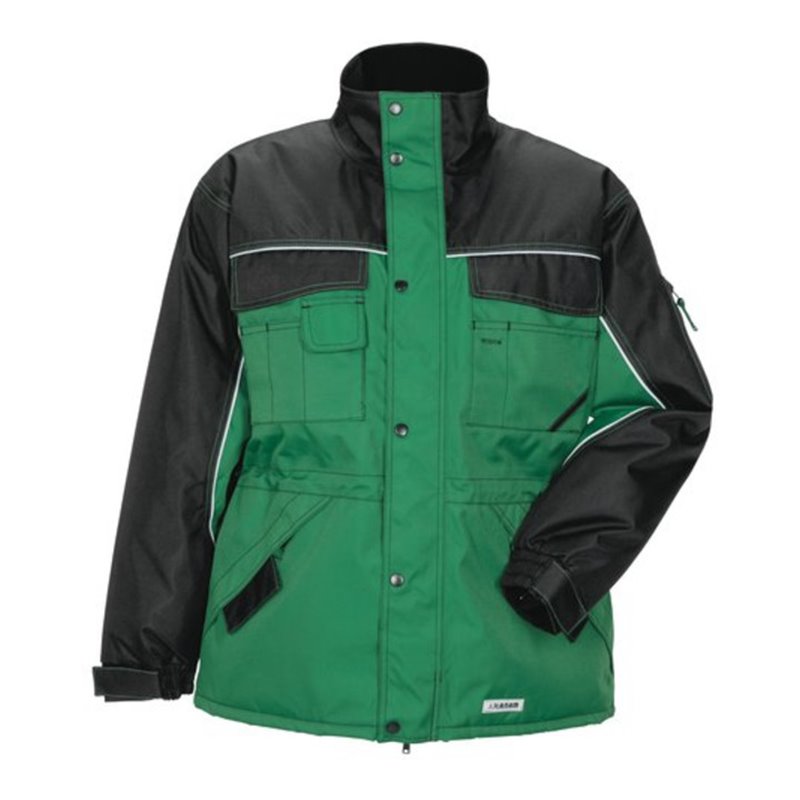 Planam Winterparka Dust farngrün/schwarz