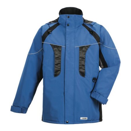 Planam Winterparka Space blau/schwarz/grau