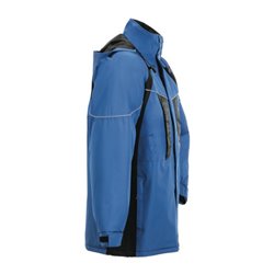 Planam Winterparka Space blau/schwarz/grau