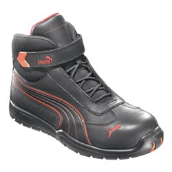 Puma Sicherheitsstiefel Daytona Mid, S3 HRO SRC schwarz/rot