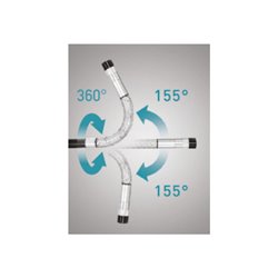 KS Tools ULTIMATEvision MASTER Frontkamera-Sonde, Ø6mm, flexibel 150°/0°