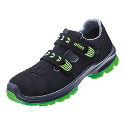 Atlas Sicherheitssandale SL 26 ESD S1 B schwarz/grün Schuhweite 14