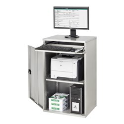 Rau Edelstahl-Computer-Schrank M60 520 mm