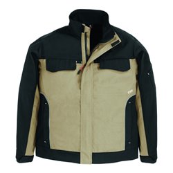 FHB Arbeitsjacke Ernst 130730 beige/schwarz