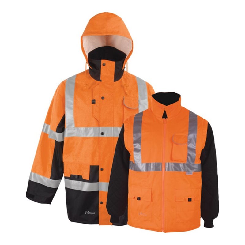 Asatex Warnschutzparka 5 in 1 orange