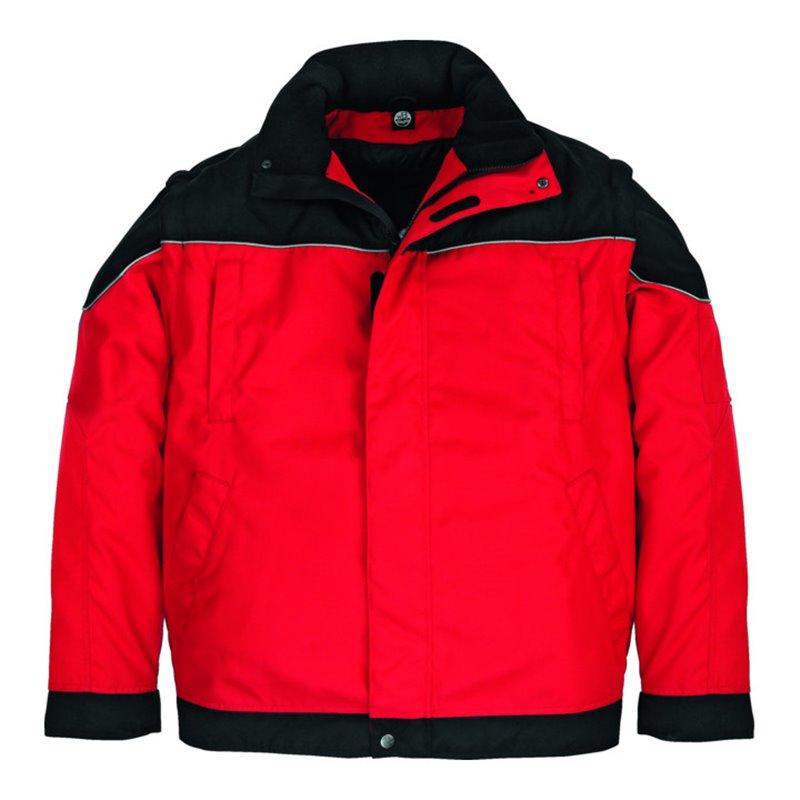 FHB Arbeitsjacke Tom 19029 rot/schwarz