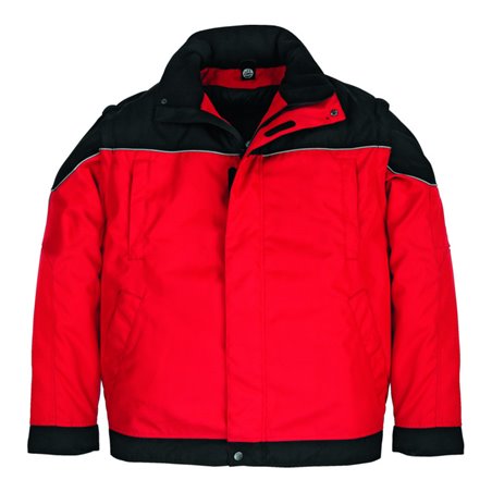 FHB Arbeitsjacke Tom 19029 rot/schwarz