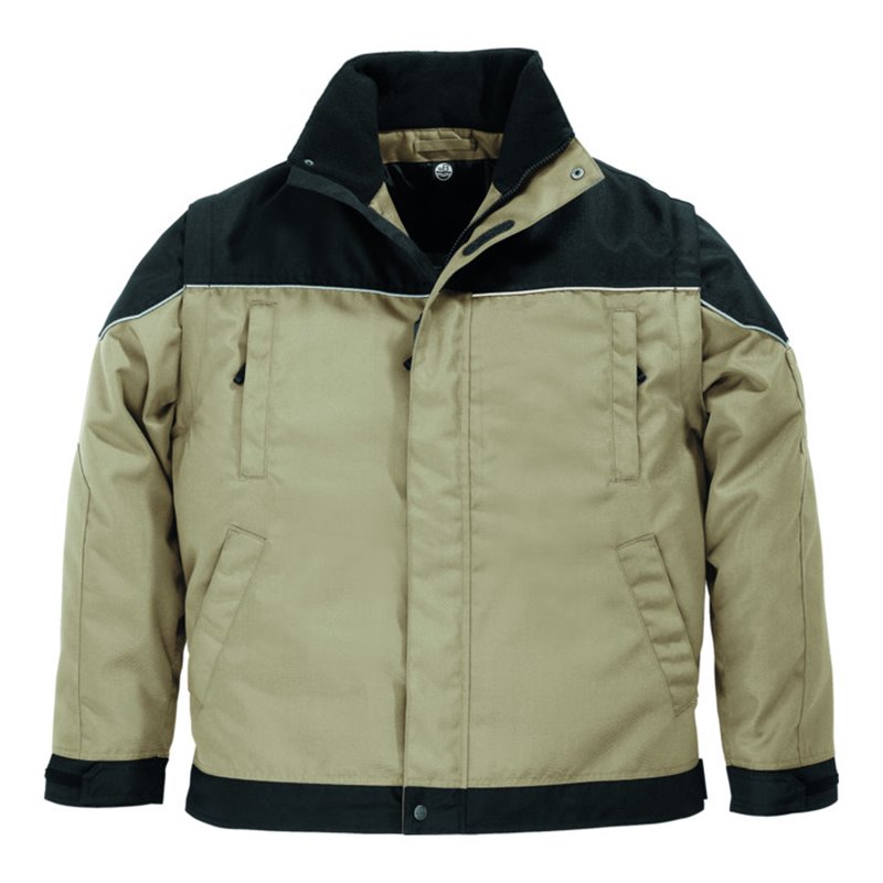 FHB Arbeitsjacke Tom 19029 beige/schwarz