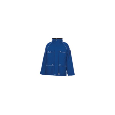 Planam Winterparka Canvas 320 kornblau/kornblau