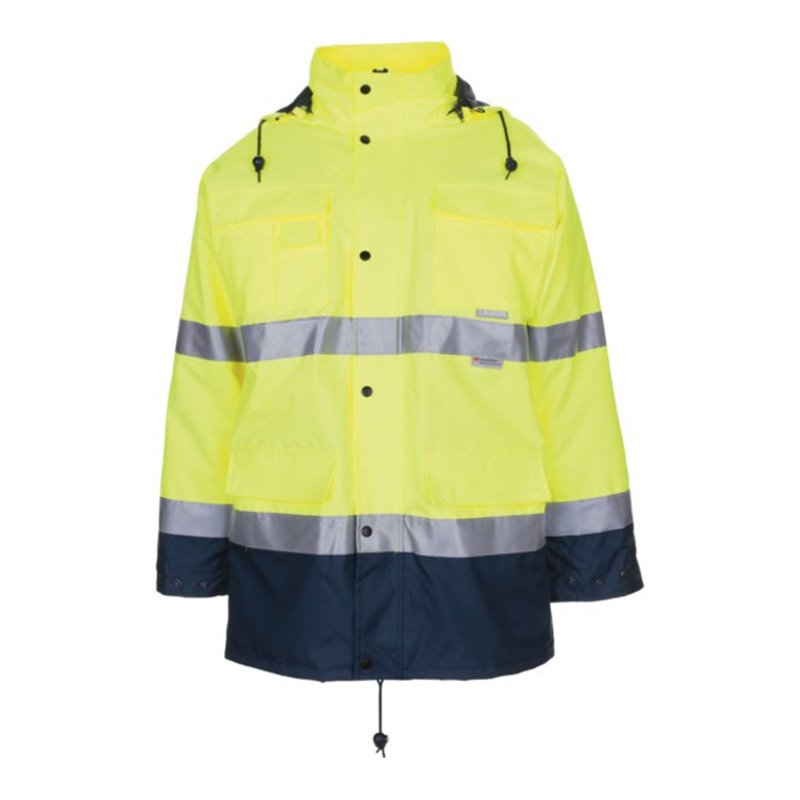 Planam Warnschutzparka EN471/343 gelb/marine