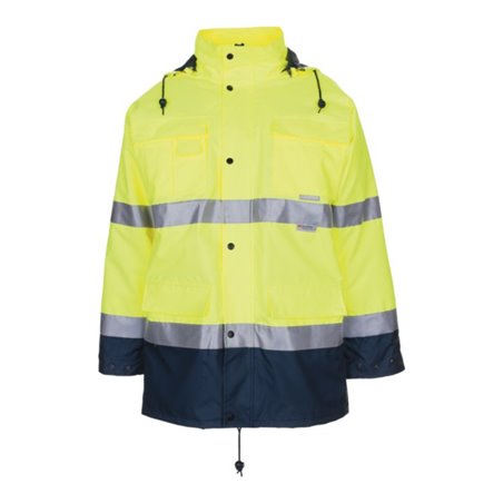 Planam Warnschutzparka EN471/343 gelb/marine