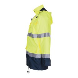 Planam Warnschutzparka EN471/343 gelb/marine