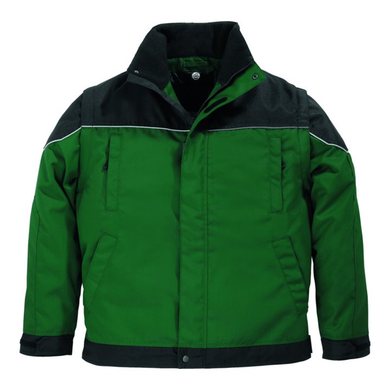 FHB Arbeitsjacke Tom 19029 grün/schwarz