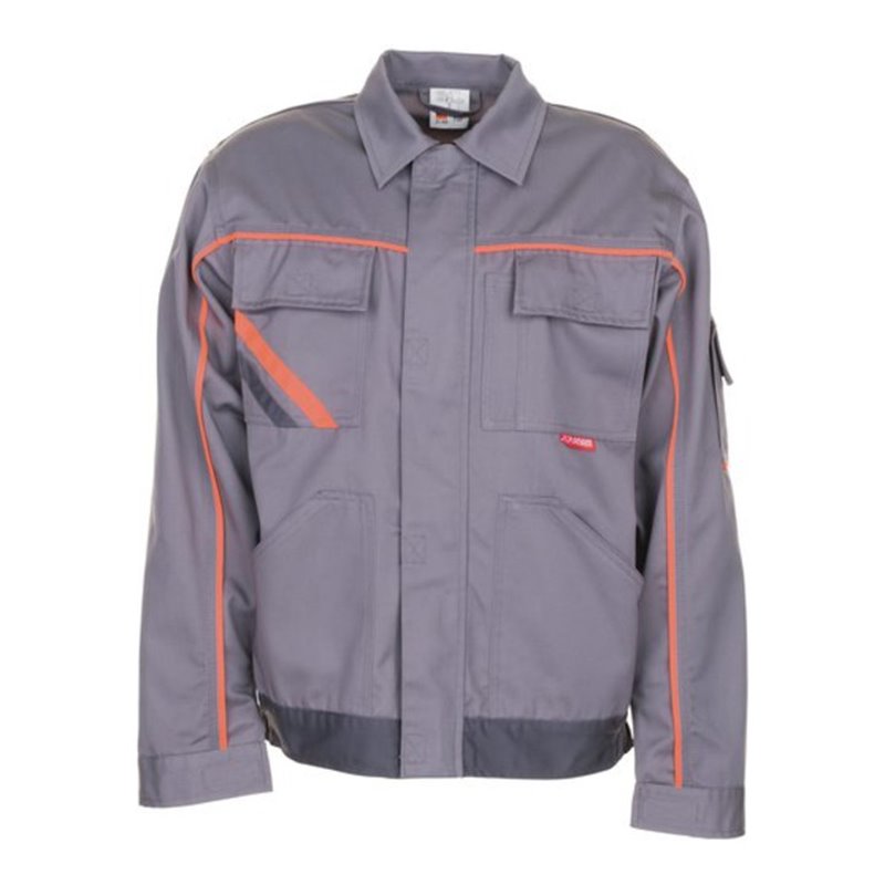Planam V2 Bundjacke Visline zink/orange/schiefer