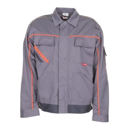 Planam V2 Bundjacke Visline zink/orange/schiefer