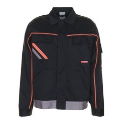 Planam V2 Bundjacke Visline schwarz/orange/zink
