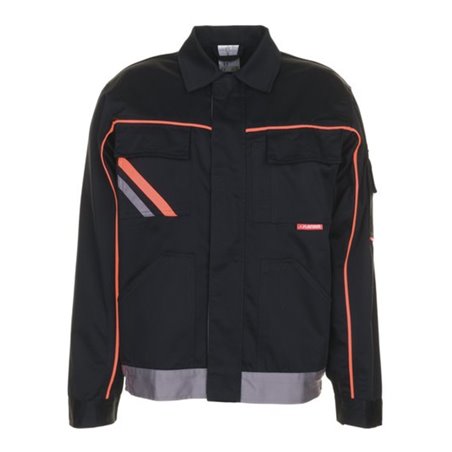 Planam V2 Bundjacke Visline schwarz/orange/zink