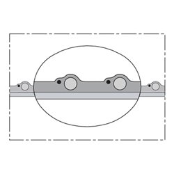 Norres Kunststoffschlauch antist., schwer Ø 90mm L: 15m NORPLAST® PUR-C 386 AS