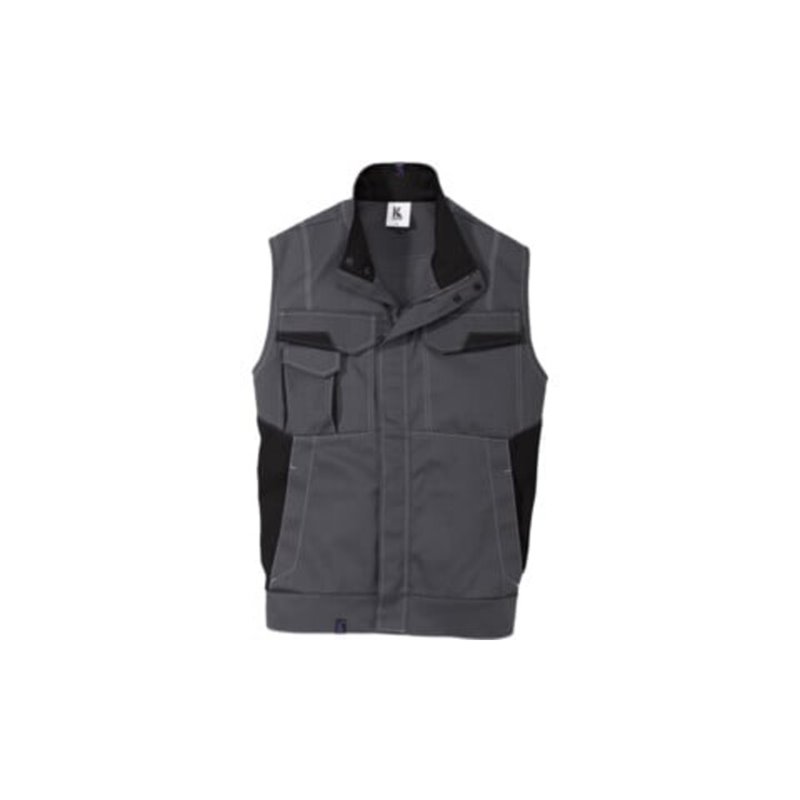 Kübler Image-Dress new design Weste 7348 anthrazit/schwarz