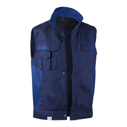 Kübler Image-Dress new design Weste 7348 dunkelblau/kornblumenblau