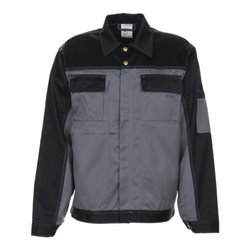 Planam Bundjacke Tristep grau/schwarz