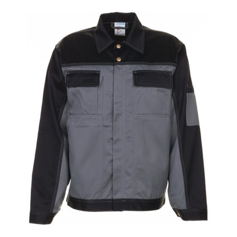 Planam Bundjacke Tristep grau/schwarz