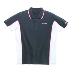 KS Tools Polo-Shirt, schwarz-weiß
