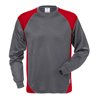 Fristads Langarm-T-Shirt 7071 THV Rot Grau (Herren)