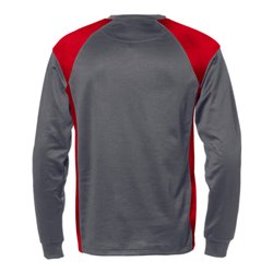 Fristads Langarm-T-Shirt 7071 THV Rot Grau (Herren)