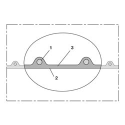 Norres Lebensmittelschlauch mittelschwer Ø 45mm L: 5m AIRDUC® PUR 351 FOOD