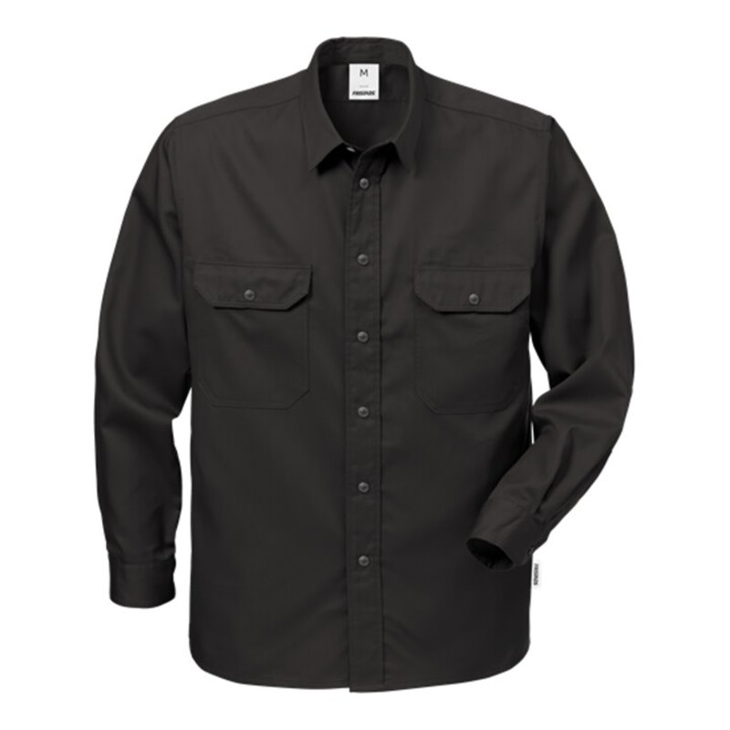 Fristads Hemd Langarm 720 B60 Schwarz (Herren)