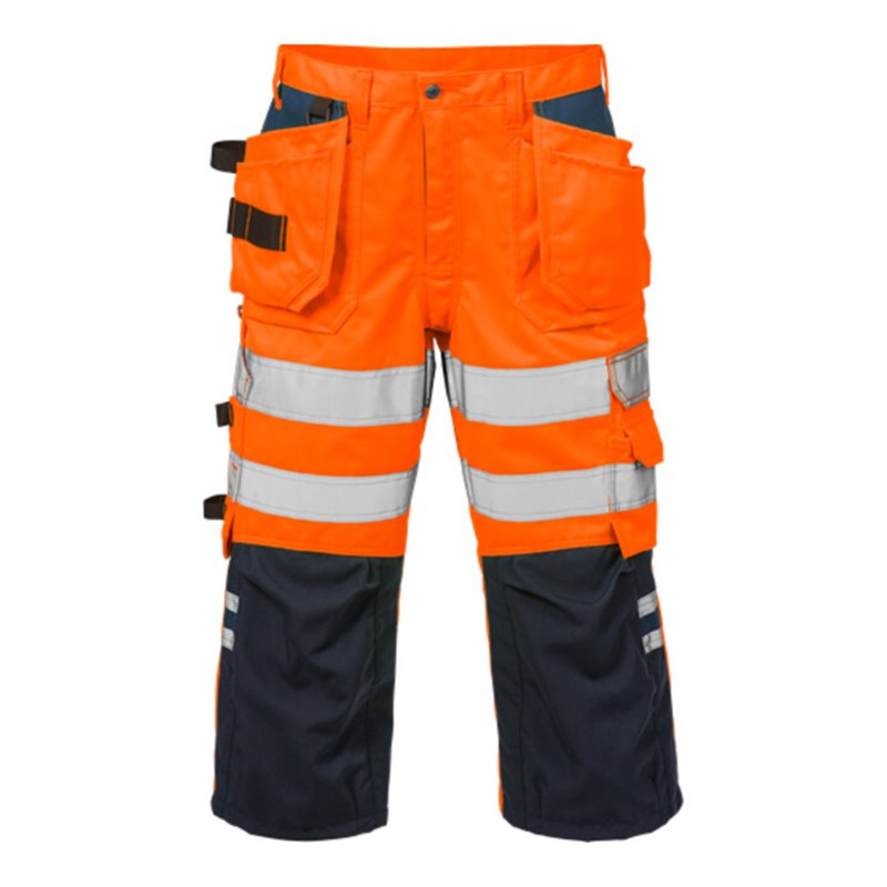 Fristads High Vis 3/4 Handwerkerhose Kl. 2 2027 PLU Orange (Herren)
