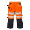 Fristads High Vis 3/4 Handwerkerhose Kl. 2 2027 PLU Orange (Herren)