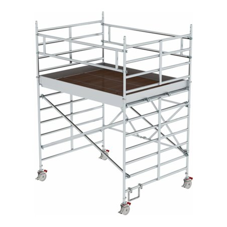 MUNK Aluminium-Klappgerüst mit Dreifach Plattform