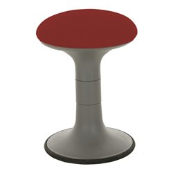 STIER Polsterhocker rot mit Schwingeffekt